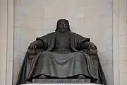 Estátua de Genghis Khan.