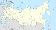 Localização de Domodedovo