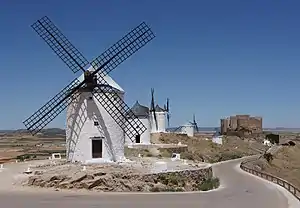 Moinhos de vento, uma das principais imagens de marca de Consuegra