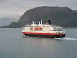 A linha marítima Hurtigruten, entre Bergen e Kirkenes