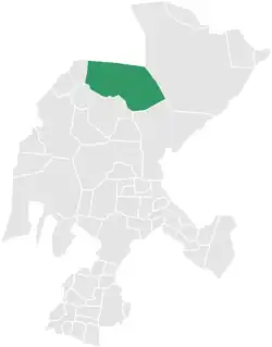 Localização de General Francisco R. Murguía no estado de Zacatecas