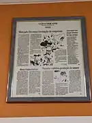 Matéria sobre o museu