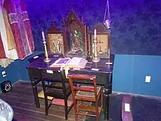 Setor de acervos sacros.