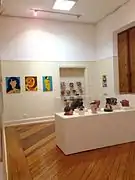 Dependência destinada à exposição de trabalhos manuais de maníacos.