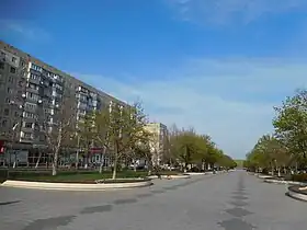 Avenida Myru em Yuzhne.