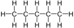 Estrutura estrutural do n-pentano