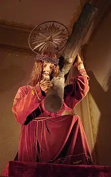 Anônimo: Estátua de roca representando o Senhor dos Passos, Capela Nosso Senhor dos Passos, Porto Alegre