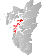 Localização de Stavanger