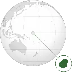 Localização de Nauru
