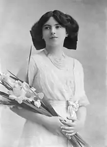 Nadejda Mountbatten, filha de Sofia de Merenberg e bisneta de Alexandre Pushkin.