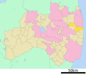 Localização de Namie