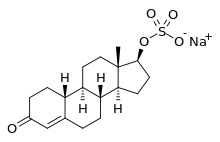 Estrutura química de Sulfato de nandrolona