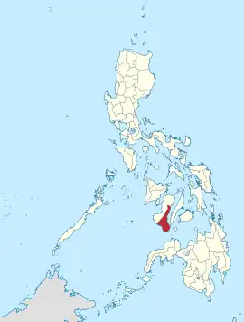 Negros Oriental na Visayas Centrais  Coordenadas : 10°3'N, 123°7'E
