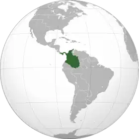 Localização de Nova Granada