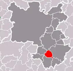 Localização de Nezbavětice