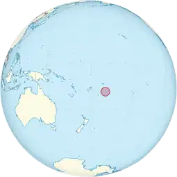 Localização  Niuê