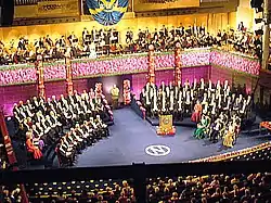 Distribuição dos Prémios Nobel em 2010