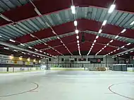 A arena de hóquei no gelo em Nolhalla