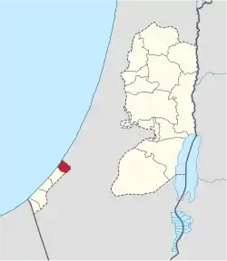 Localização de Gaza do Norte