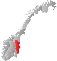 Localização de Hedmark na Noruega
