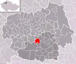 Localização de Nové Dvory