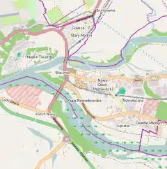 Localização de Nowy Dwór Mazowiecki na Polónia