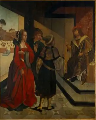 O Profeta Daniel e a Casta Susana, Capelas laterais da Igreja de São Francisco de Évora, Museu de Évora