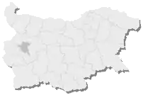 Localização de Sófia na Bulgária