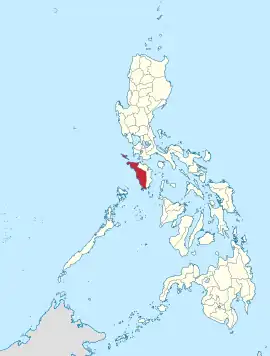 Ocidental Mindoro na Mimaropa  Coordenadas : 13°0'N, 120°55'E