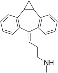 Estrutura química de Octriptilina