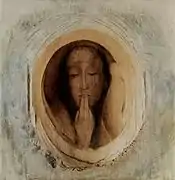 Odilon Redon, Le Silence, 1900, pastel, 54,6 × 54 cm, Museum of Modern Art, New York