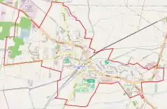 Localização de Odolanów na Polónia