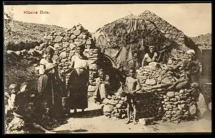 Bairro pobre da Ribeira Bote, Mindelo, São Vicente, Cabo Verde