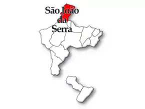 Localização no município de Oliveira de Frades