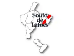 Localização no Concelho de Oliveira de Frades
