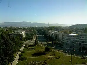 Vista da cidade a partir do Hotel Trotus