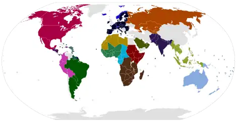 Mapa de organizações de integração