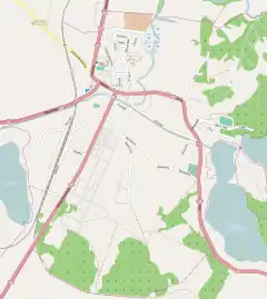 Localização de Orzysz na Polónia