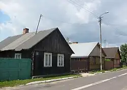 Casas no centro da cidade