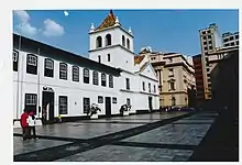 Local de muitas atividades no primeiro dia de festa