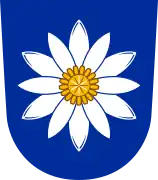 Uma nymphaea na cota de armas de Pälkäne (Finlândia).