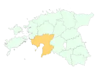 Localização de Região de PärnuPärnumaa