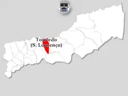 Localização no Concelho de Ponte da Barca