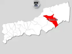 Localização no Concelho de Ponte da Barca