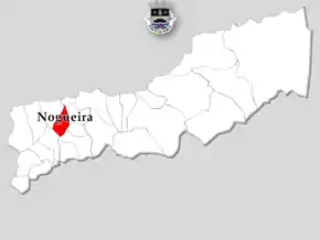 Localização no município de Ponte da Barca