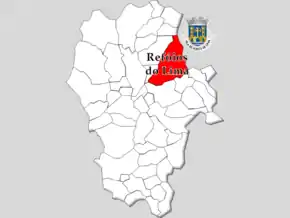 Localização no município de Ponte de Lima