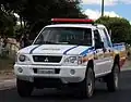 L200 da 2ª geração usada como viatura da Polícia Militar de Minas Gerais