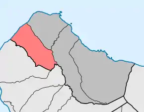 Localização no município de Porto Moniz