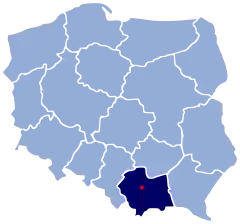 Localização de Bodzanów na Polónia