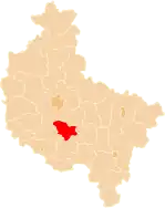 Localização do Condado de Śrem na Grande Polónia.